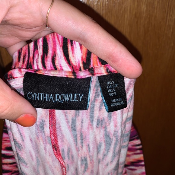 Pink and black multicolor skirt - Picture 3 of 3